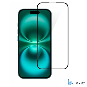 Скло захисне 2E Apple iPhone 16 2.5D FCFG black (2E-IP-16.-6.1-SMFCFG-BB) зображення 1