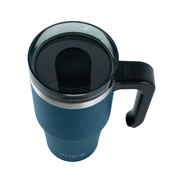 Термокружка Kite з ручкою 600 мл смарагдова (K24-1207-2) - зображення 3