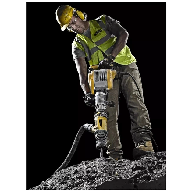 Відбійний молоток DeWALT SDS-MAX, 1550 Bт,19 Дж, 1050-2100 уд/хв, 10.5 кг, кейс (D25902K) - picture 4