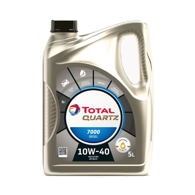 Моторна олива Total QUARTZ DIESEL 7000 10W-40 5л (TL 216681) - зображення 1