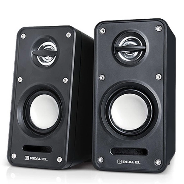 Акустична система REAL-EL S-60, USB, black - зображення 1