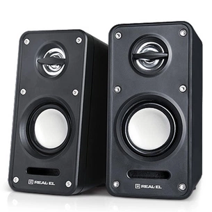 Акустична система REAL-EL S-60, USB, black зображення 1