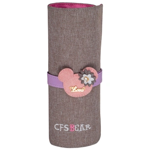 Пенал Cool For School Bear 1 відділення Сірий (CF86651-02) зображення 1