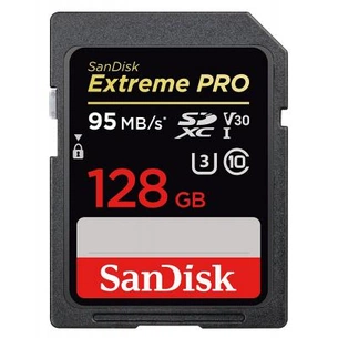 Карта пам'яті SanDisk 128GB SDXC UHS-I U3 (SDSDXXG-128G-GN4IN) зображення 1