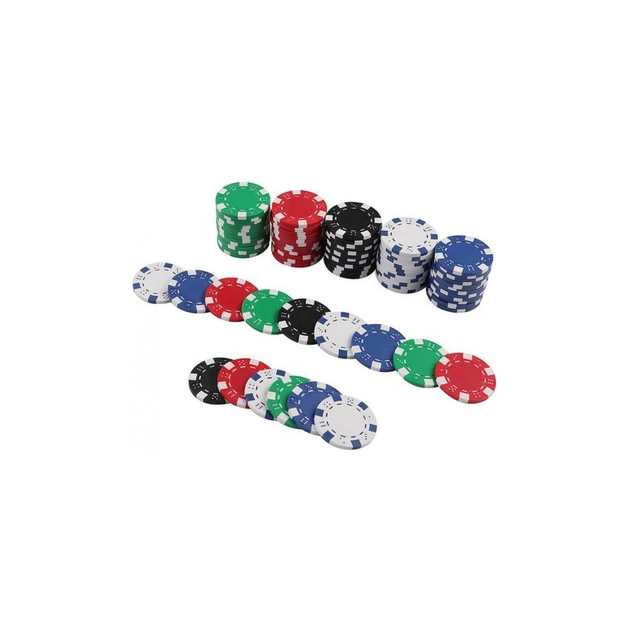 Настольная игра Johnshen Sports Покерный набор 200 фишек по 11,5 г (алюминиевый кейс) (59204) - изображение 4