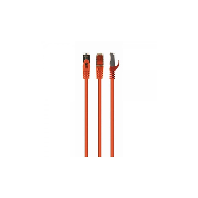 Патч-корд Cablexpert 2м S/FTP Cat 6A CU LSZH orange (PP6A-LSZHCU-O-2M) - зображення 1