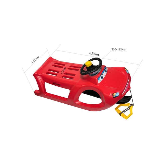 Санки Prosperplast Zigi-Zet Stering Червоні (5905197064017) - picture 9