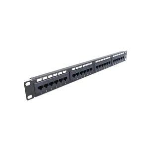 Патч-панель Hypernet 19" 24 порти UTP cat.6 (PP-KUTP6-24-NM) изображение 1
