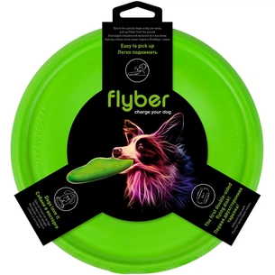 Іграшка для собак Flyber Літаюча тарілка Flyber 22 см салатова (62175) изображение 1