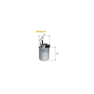 Фільтр паливний Wixfiltron WF8519 зображення 1