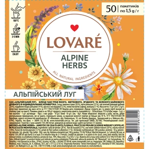 Чай Lovare Alpine herbs 50х1.5 г (lv.72212) изображение 1