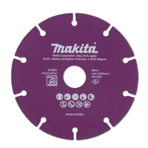 Круг відрізний Makita алмазний SPECIALIZED по металу сегментний 125х22,23x1,3 мм (B-53693) зображення 1