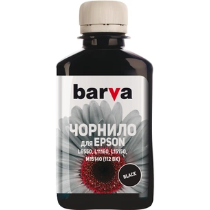 Чорнило Barva Epson 112 180 мл, black, pigm. (E112-821) зображення 1