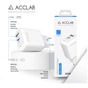 Зарядний пристрій ACCLAB AL-TC220 (1xUSB, 1xType-C) (1283126556494) - зменшене зображення 3