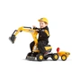 Чудомобіль Falk JCB екскаватор Жовтий (135A) - зменшене зображення 5