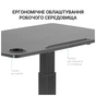 Приставний стіл OfficePro з регулюванням ODM380B (ODM380B) - зменшене зображення 8
