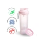 Шейкер спортивний SmartShake Slim 500ml Cotton Pink (10252501) - зменшене зображення 11