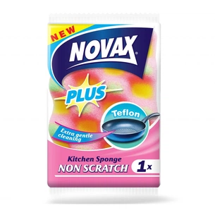 Губки кухонні Novax для тефлону 1 шт. (4823058305479) зображення 1
