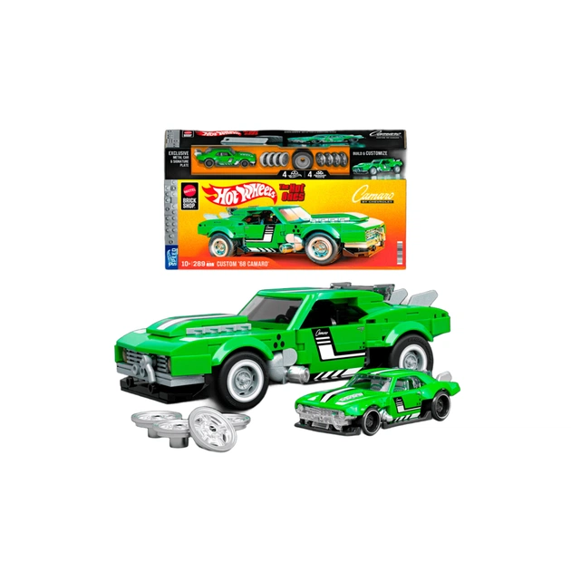 Конструктор Mattel Brick Shop Hot Wheels Speed Camaro 289 деталей (JFT16) - зображення 1