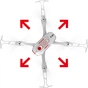 Радіокерована іграшка Syma Квадрокоптер 2,4 Ггц з FPV-камерою 14,4 cм (X22SW White) - зменшене зображення 4