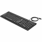 Клавіатура HP 100 USB Black (2UN30AA) - зменшене зображення 2