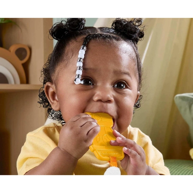 Погремушка Fisher-Price Зайка-обнимашка с прорезывателем (JLB87) - изображение 6