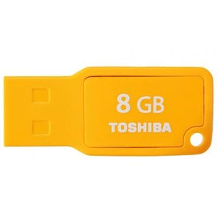 USB флеш накопичувач Toshiba 8GB Mikawa Yellow USB 2.0 (THN-U201Y0080M4) зображення 1