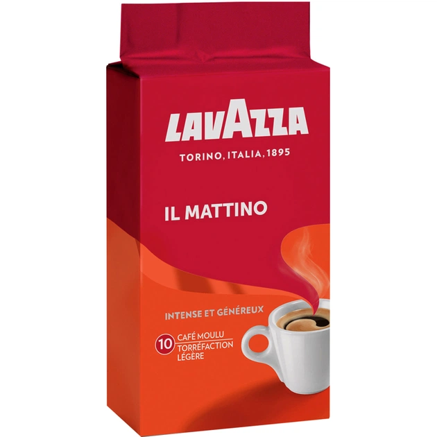 Кава Lavazza Cafe Mattino мелена 250 г (8000070032835) - зображення 1