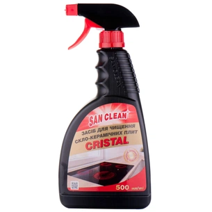 Засіб для чищення склокераміки San Clean з розпилювачем 500 мл (4820003542040) зображення 1