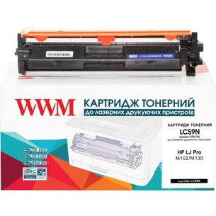 Картридж WWM для HP LJ Pro M102/130 (LC59N) зображення 1
