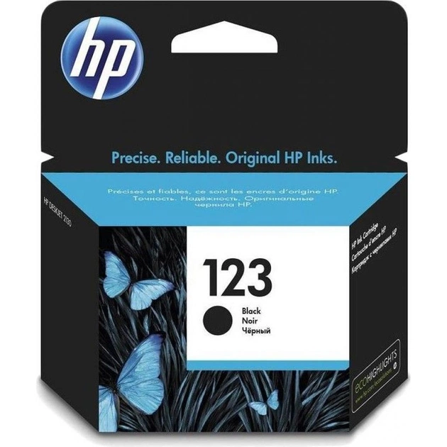 Картридж HP DJ No.123 Black, DJ2130 (F6V17AE) - изображение 1