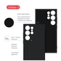 Чохол до мобільного телефона Intaleo Silicone Samsung Galaxy S24 Ultra Black (1283126600425) - зменшене зображення 5