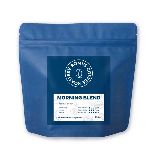 Кава Romus Coffee Roastery Morning Blend в зернах 250 г (665513) - зображення 1