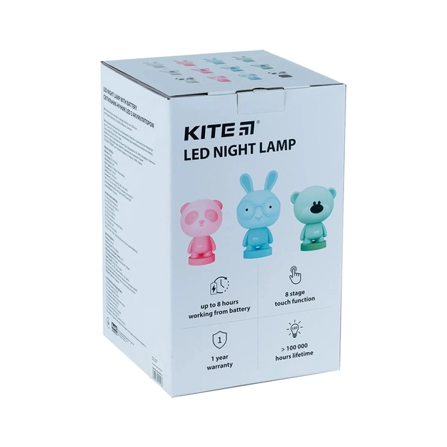 Нічник Kite Світильник LED з акумулятором Bunny, білий (K24-490-1-1) - picture 3