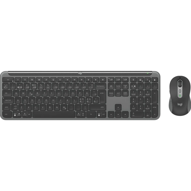 Комплект Logitech MK950 Bluetooth/Wireles UA Graphite (920-012490) - picture 1