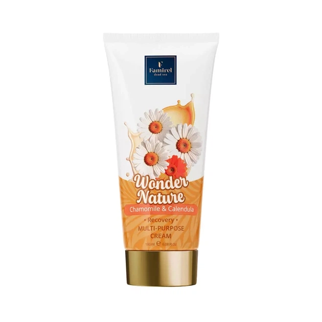Крем для тіла Famirel Wonder Nature Chamomile & Calendula Recovery Multi-Purpose Cream 180 мл (7290114086202) - зображення 1