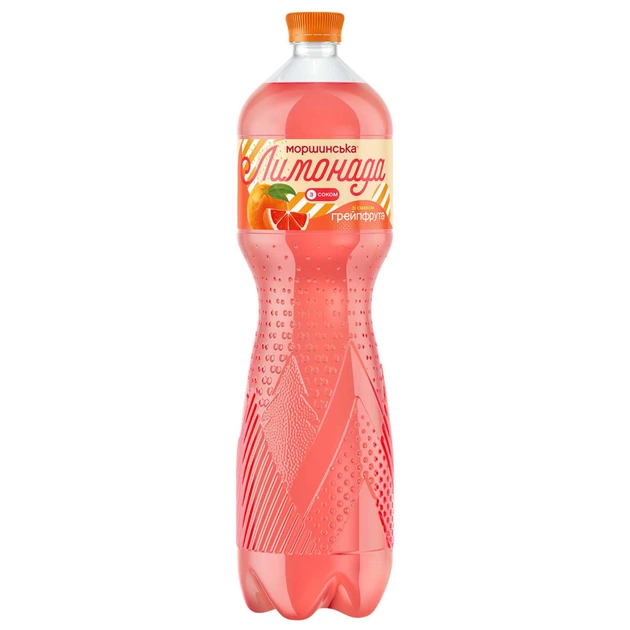 Напій Моршинська соковмісний Лимонада зі смаком Грейпфрута 1.5 л (4820017002820) - picture 1