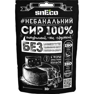 Сир сушений snEco Класичний 30 г (4823095808407) зображення 1