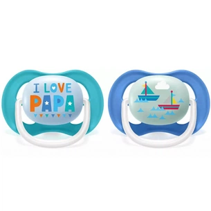 Пустушка Philips AVENT Ultra Air I love… для хлопчиків 6-18 міс (SCF080/03) зображення 1