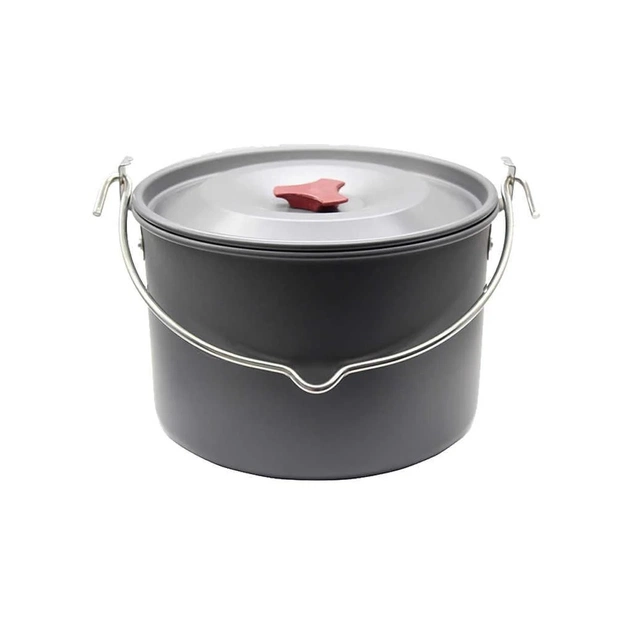Котел туристичний Naturehike Camping NH20CJ009 6 л Grey (6927595761748) - зображення 1