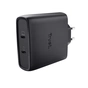 Зарядний пристрій Trust 2xUSB-C 100W GaN PD/PPS black (25527_TRUST) - зменшене зображення 1