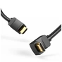 Кабель мультимедійний HDMI M to HDMI M 3.0m 90° corner black Vention (AAQBI) - зменшене зображення 4