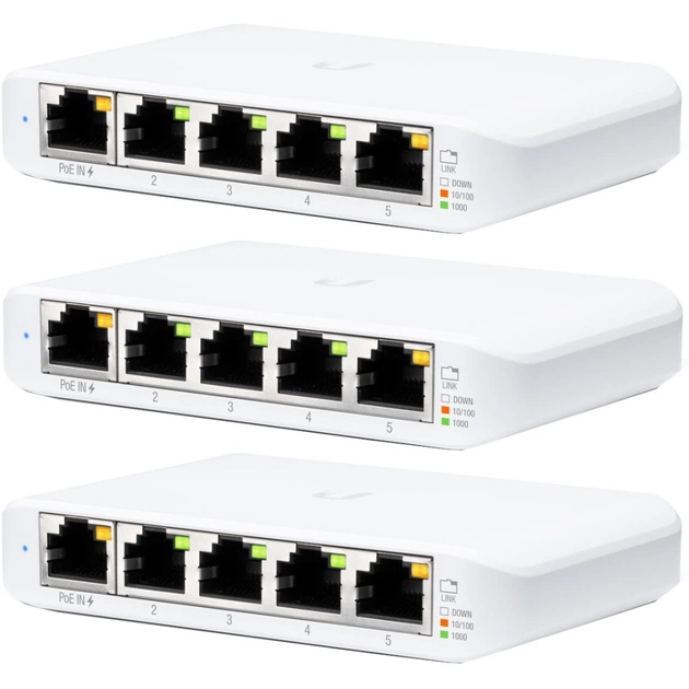 Комутатор мережевий Ubiquiti USW-Flex-Mini-3 - зображення 1
