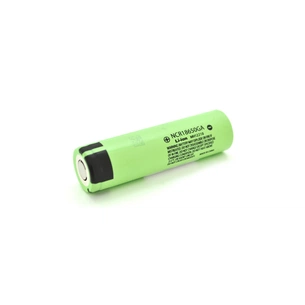 Акумулятор 18650 3500mAh, TipTop, 10A, 4.2/3.6/2.5V, green Panasonic (NCR18650GA) зображення 1