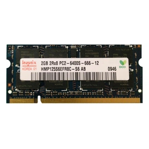 Модуль пам'яті для ноутбука SoDIMM DDR2 2GB 800 MHz Hynix (HMP125S6EFR8C-S6) зображення 1