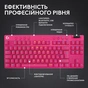 Клавіатура Logitech G PRO X TKL Lightspeed Tactile USB UA Magenta (920-012159) - зменшене зображення 6