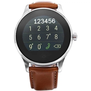 Смарт-годинник UWatch K88H Brown Leather Strap (F_59769) зображення 1