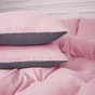 Постільна білизна MirSon 001-008 Ash grey/Pink Фланель 2 x 160 x 220 Сімейний Євро (2200009660924) - зменшене зображення 6
