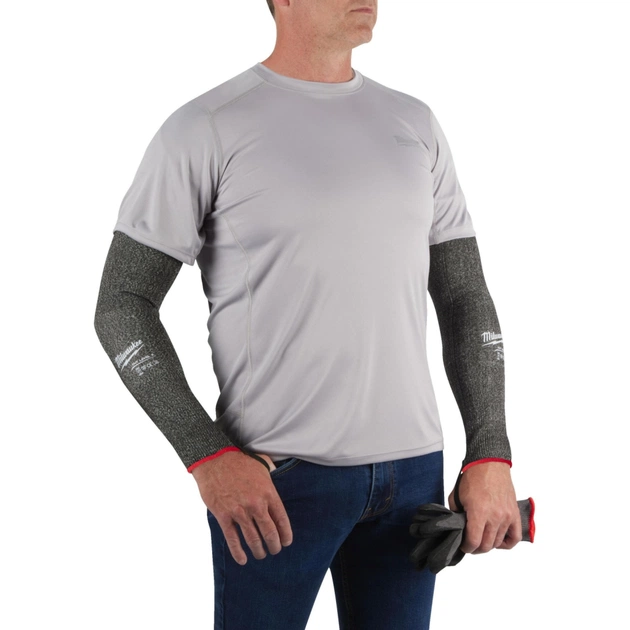 Нарукавники защитные Milwaukee с уровнем сопротивления порезам E, 45 см (4932479937) - изображение 3