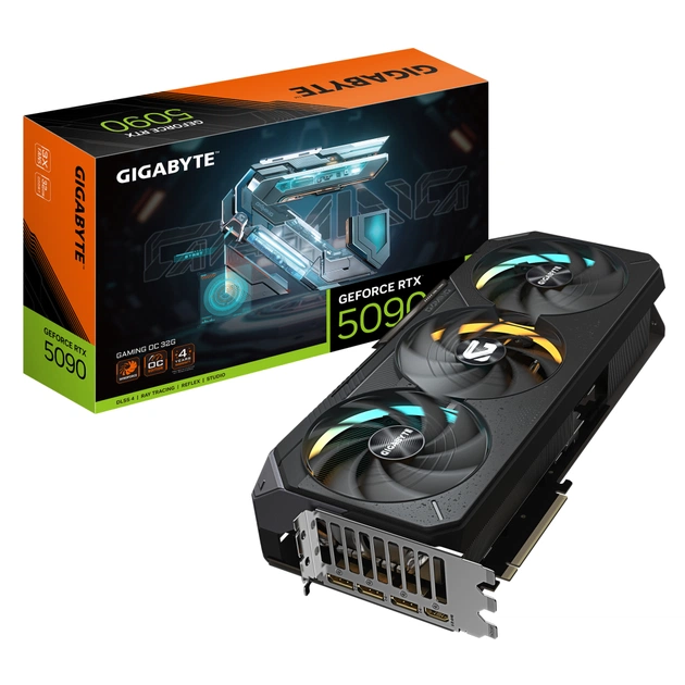 Відеокарта GIGABYTE GeForce RTX5090 32GB GAMING OC (GV-N5090GAMING OC-32GD) - зображення 10